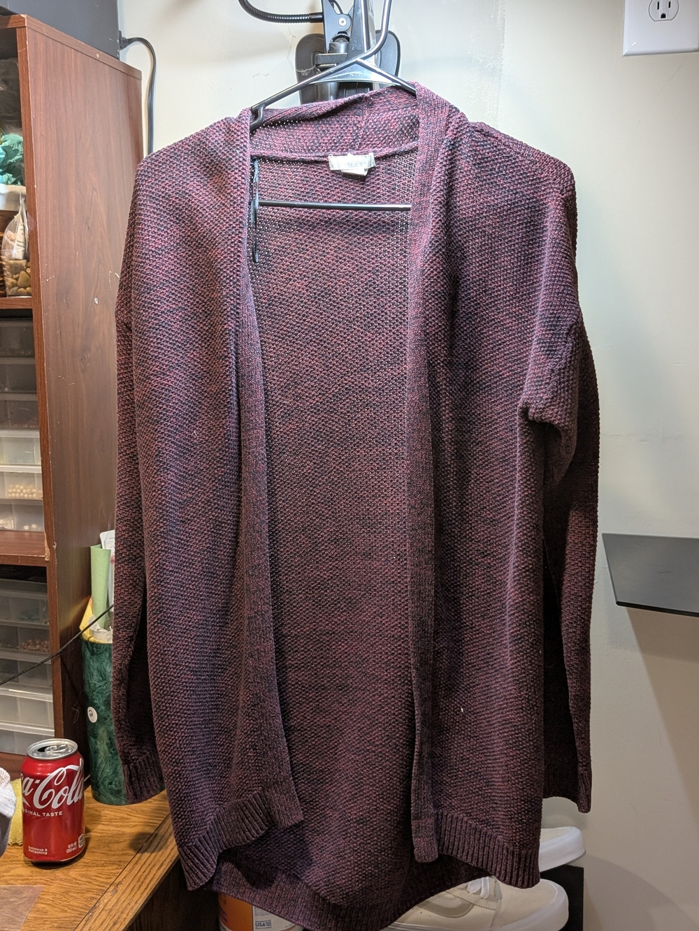 H And M Burgundy Knit Women’s Sweater